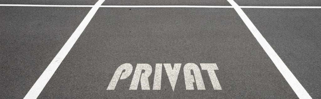Unbefugtes Parken auf Privatgrundstücken